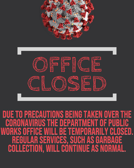 office closed, coronavirus