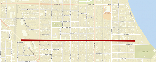 geele avenue, road closure map,