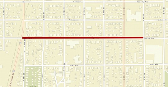 road closure map georgia ave 04/19/2021