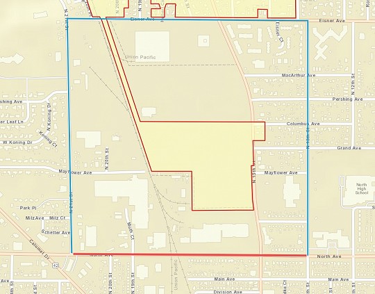 North Avenue, Closure, Map