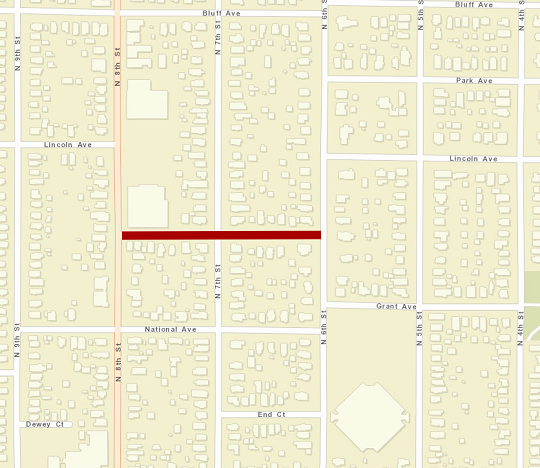 Road Closure – Zimbal Avenue (North 7th Street through North 8th Street)